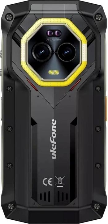 Actual product image Ulefone Smartphone Armor Mini 20 8GB/256GB (Schwarz) (256 GB, Black, 4.70", Dual SIM, 50 Mpx, 4G)