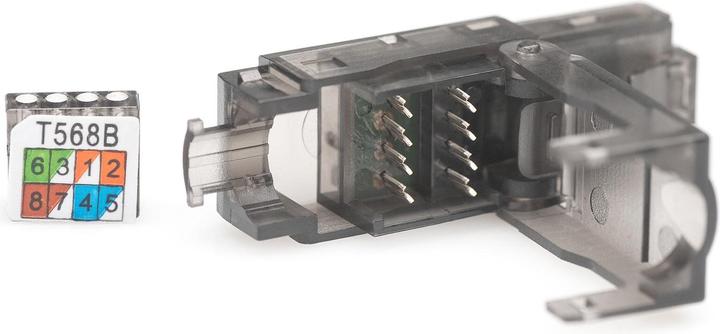 Immagine prodotto Digitus Spina CAT 6A per il montaggio sul campo di fili non schermati AWG 27/7 - 22/1 solidi e a trefoli