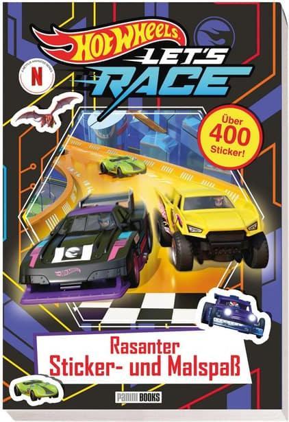 Image du produit Panini Hot Wheels? Let's Race : un jeu d'autocollants et de coloriage endiablé