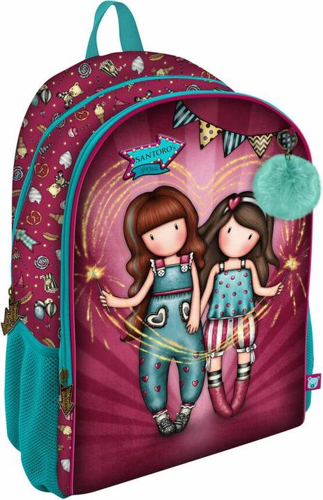 Produktbild Gorjuss Schulrucksack Fireworks Granatrot (31.5 x 44 x 22.5 cm)