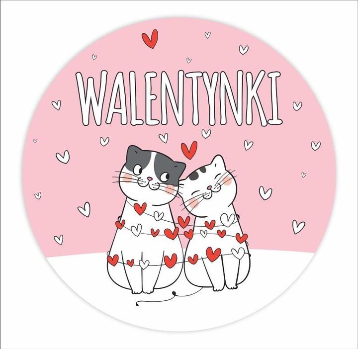 Immagine prodotto LearnHow Gelegentliche Aufkleber - Valentinstagskätzchen 24 Stk