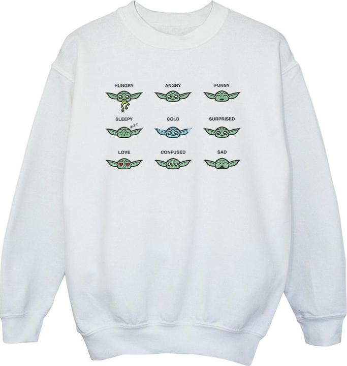 Star Wars Mandalorian Grogu Mood Sweatshirt Jungen