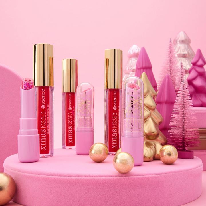Actual product image essence Shimmer lip oil XMAS KiSSES 01 Kiss & Wish! (Oil, 2.60 ml)
