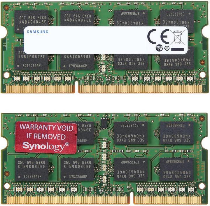Image du produit Synology RAM1600DDR3L-8GBX2 (2 x 8GB, 1600 MHz, RAM DDR3L, SO-DIMM)