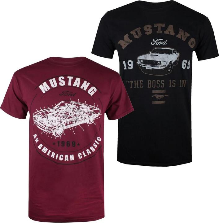 Produktbild Ford Mustang TShirt (2erPack) (S)