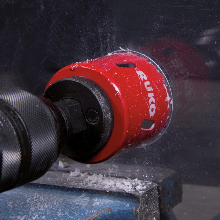 Actual product image Ruko HSS Bi-Metal Hole Saws red.Ø 37.0 mm / 38.0 mm (37 millimetres)