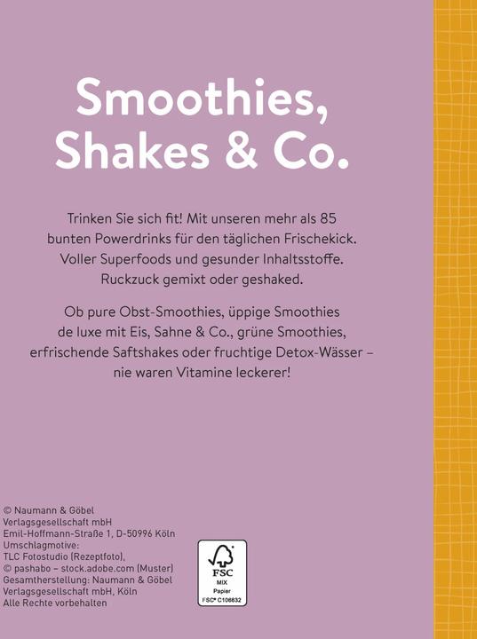 Immagine prodotto Smoothies, Shakes & Co (Tedesco, 2023)