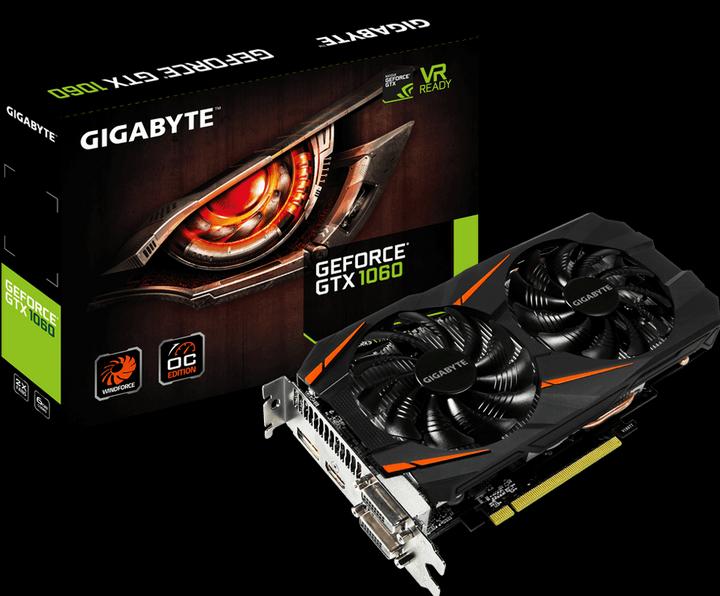 Produktbild Gigabyte GeForce GTX 1060 OC WindForce 2X (6 GB)