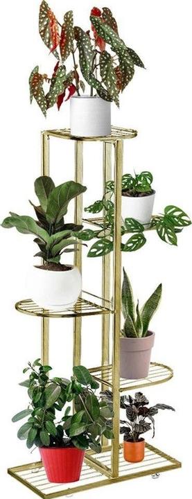 Strado Dikke metalen lamp op 6 universele 97 x 43 x 22 cm ringbekers (goud)