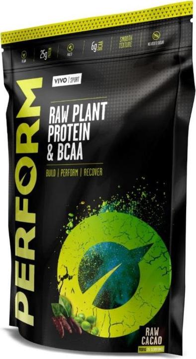 Image du produit Vivo Perform Raw Plant Protein & BCAA Raw Cacao (Cacao, 1 pcs, 988 g)
