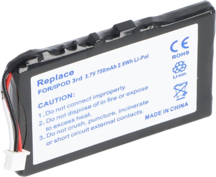 AccuCell Akku Apple iPod-3, 616-0159, E225846