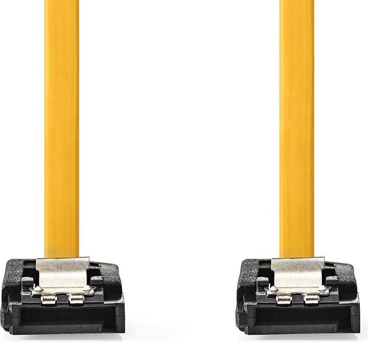 Nedis Câble SATA | 6 Gbps | SATA 7 broches femelle | SATA 7 broches femelle | Nickelé | 0.50 m | Plat | PV