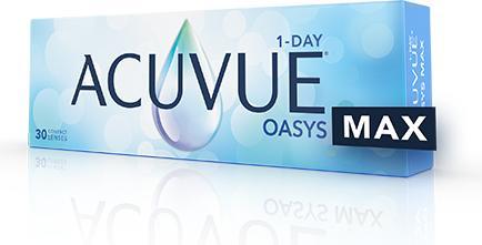 Immagine prodotto Acuvue Oasys 1 giorno MAX (30 Pezzo/i, Lente quotidiana, Sferico)