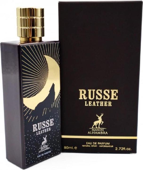 Image du produit Alhambra Russe Leather - EDP - Volume : 80 ml (Eau de parfum, 80 ml)