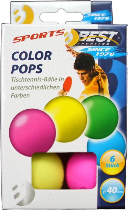 Produktbild Best Sporting Tisch Tennis-Bälle Colour Pops (6 Stk.)