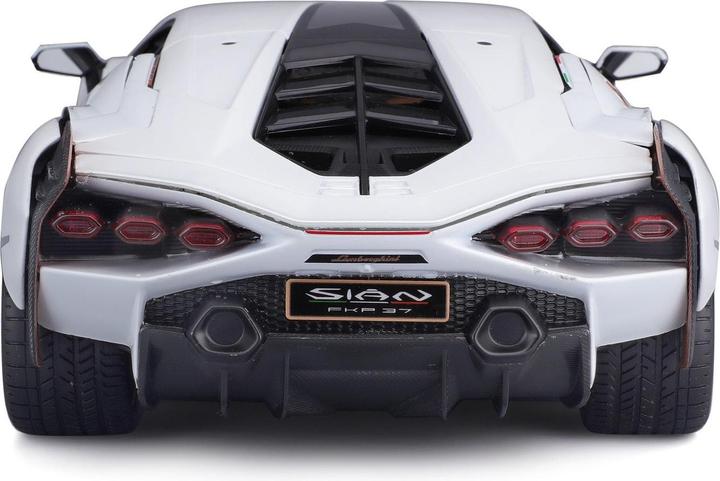 Actual product image Bburago Lamborghini Sian FKP 37 1/18 white / black