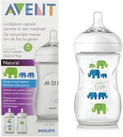 Immagine prodotto Philips Avent Bottiglia naturale elefante bottiglia (260 ml)
