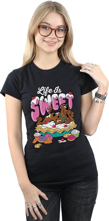 Actual product image Scooby Doo Womens/Ladies Life Is Sweet Cotton T-Shirt (S)