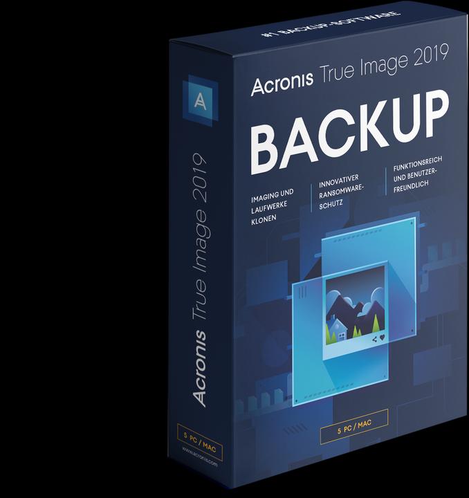 Acronis True Image 2019 Swiss Edition (3 User, unbegrenzt)