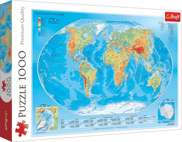Immagine prodotto Trefl Puzzle Mappa del mondo 1000 pezzi (1000 pezzi)
