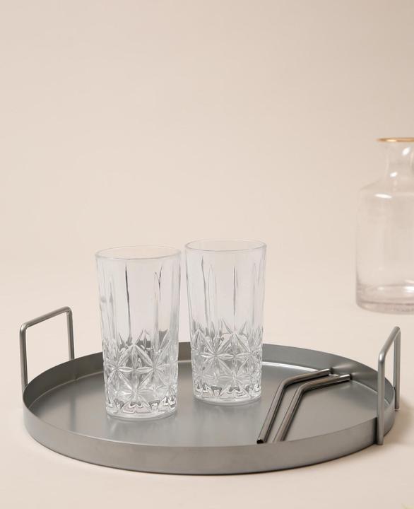 Actual product image Esmée Serving tray, metal tray with handles