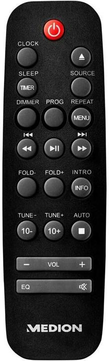 Produktbild Medion LIFE E64482 Micro-Audio-System, DAB+/PLLUKW Stereo Radio, Empfang von Radiosendern in brillanter Ton (CD Player, Bluetooth, 1x 30 W)