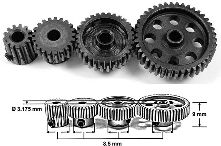 Actual product image Absima Steel Pinion 48dp - 22T