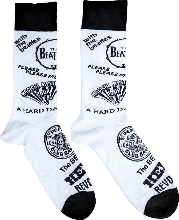 Actual product image The Beatles Unisex Adult Album Socks (40.5 - 44.5)
