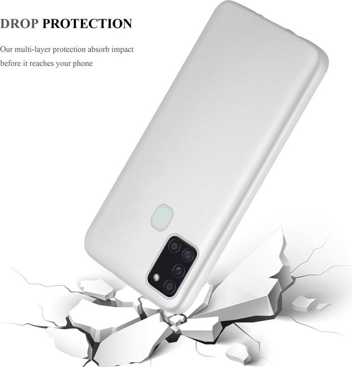 Image du produit Cadorabo Couverture métallique mate TPU (Samsung Galaxy A21s)