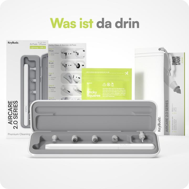 Image du produit Keybudz Kit de nettoyage AirCare 2.0 (AirPods)