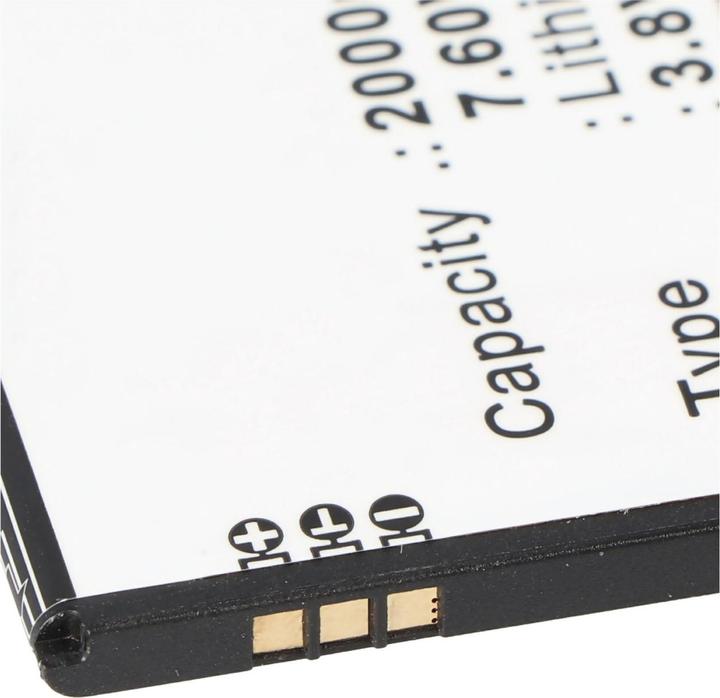 Actual product image CS Cameron Sino Battery KAZAM Tornado 2, Tornado 2 5.0 Battery KTT50, KTT50-GHABD002643