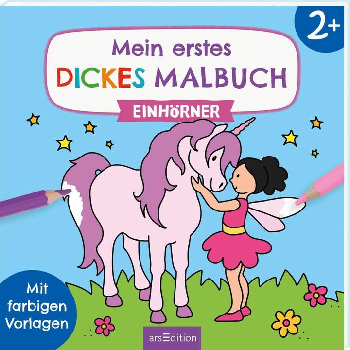 Actual product image My first thick colouring book from 2 - Unicorns