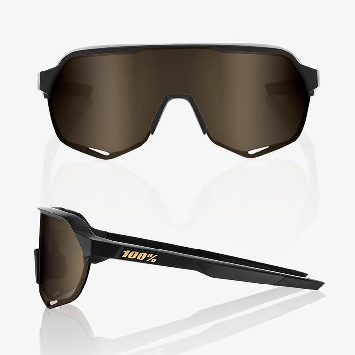 Immagine prodotto 100% S2 Matte Black Soft Gold Mirror Lens (Nero opaco, Oro)