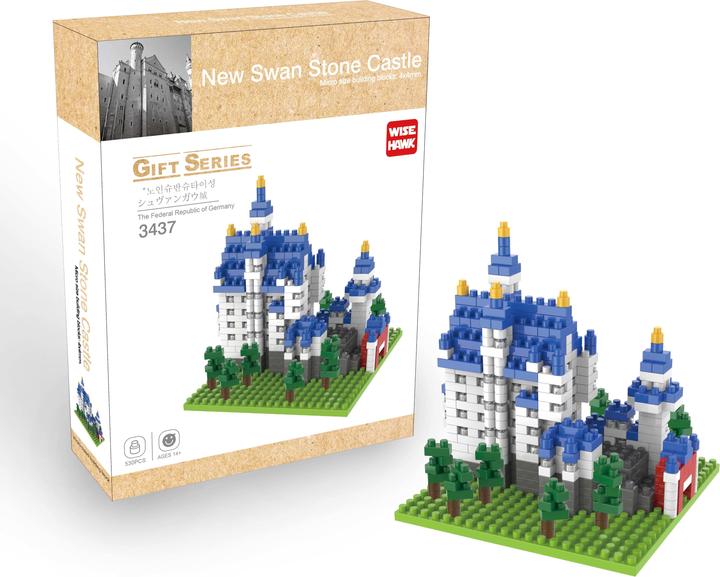 Produktbild Tinisu Schloss Neuschwanstein Bayern Modell LNO Micro-Bricks Bausteine