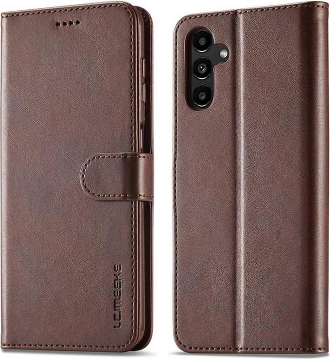Produktbild LC.Imeeke Huawei P30 - Wallet Etui mit 3 Kartenfächern & Magnetverschluss, Braun (Huawei P30)