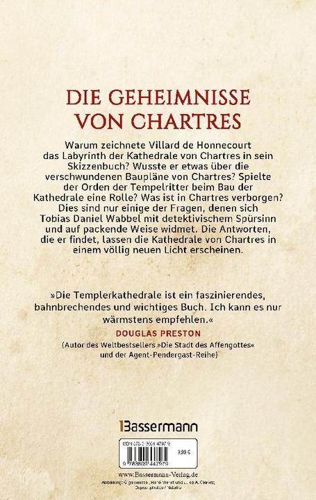 Nährwerte und Zutaten Die Templerkathedrale - Die Geheimnisse und Botschaften von Chartres (Deutsch, Tobias Daniel Wabbel, 2023)