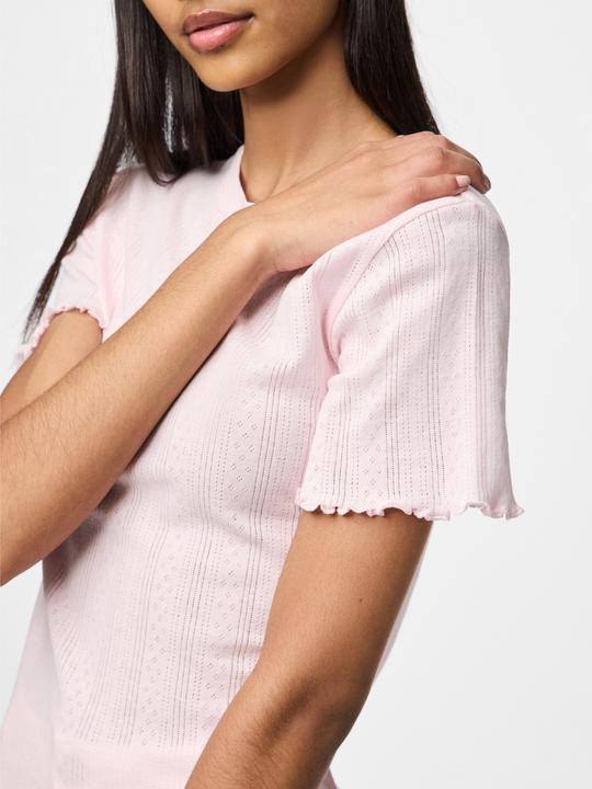 Produktbild Pieces Pcmarie Ss O-Neck Poin Top Jrs Noos Bc (S)