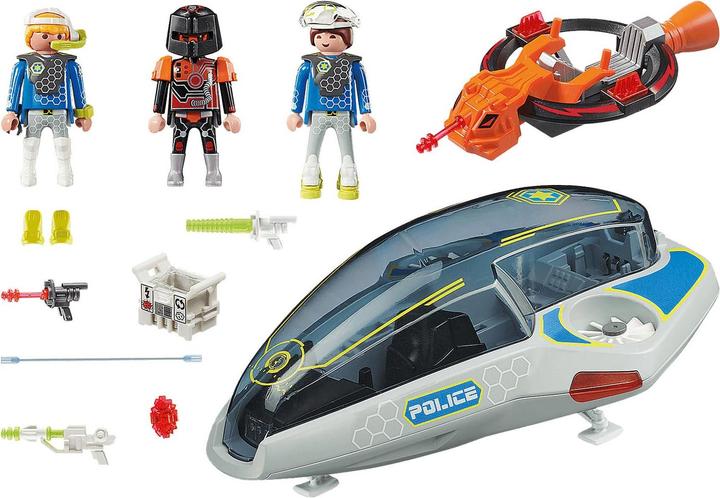 Actual product image Playmobil Galaxy Police Glider (70019, Playmobil Space)