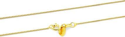 Beneto Modernà stÅ™Ãbrný Å™etÃzek Kostka/Venezia Gold AGS682 CH - Length: 50 cm (50 cm)