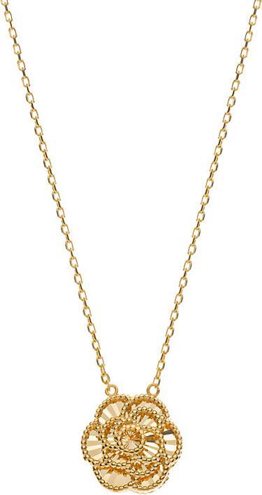 Natsumi Schmuck Halskette Gelbgold 18K/750 Anker Rose 45cm (750/18 K Gelbgold)