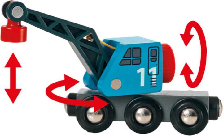 Actual product image Brio Container ship with crane truck