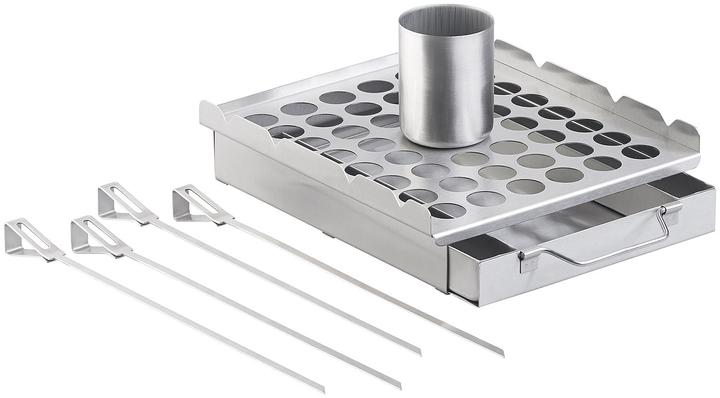 Actual product image Rosenstein & Söhne Stainless steel 5in1 grill attachment