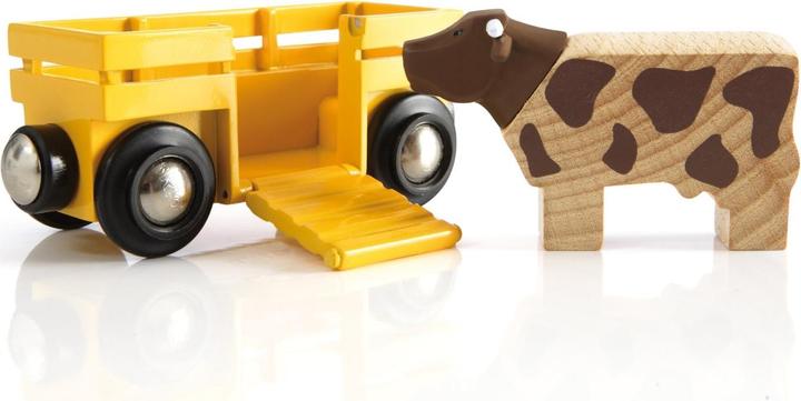 Brio Tierwagen mit Kuh