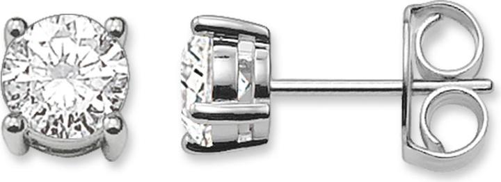 Image du produit Thomas Sabo Boucles d'oreilles cloutées en pierre blanche (Argent 925)