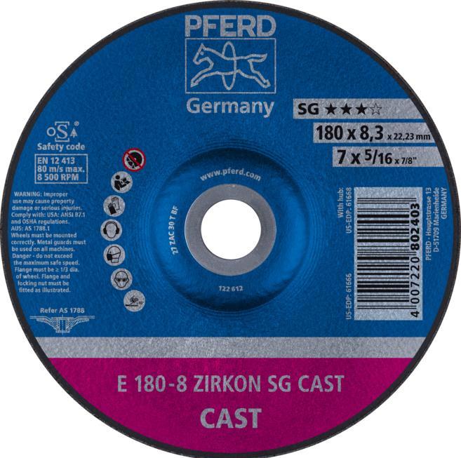 Image du produit Pferd E 180-8 ZIRKON SG CAST