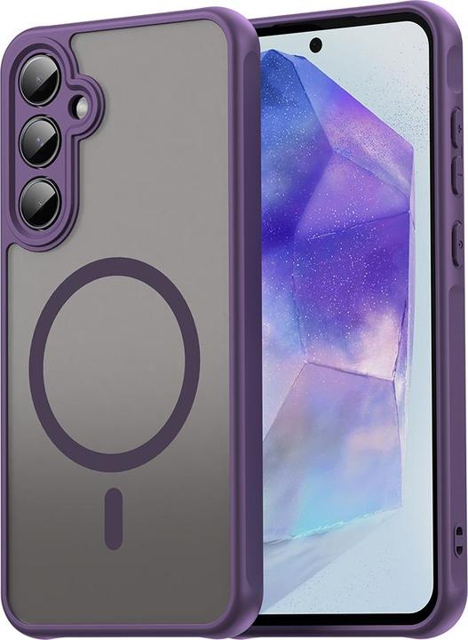 Actual product image Techsuit - HaloFrost II MagSafe - Samsung Galaxy A55 5G - Purple (Samsung Galaxy A55)
