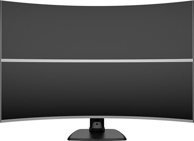 Actual product image Multibrackets Monitor holder Dual 32-50", black, vertical (Table, 50")