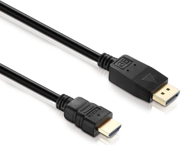 Image du produit HDgear DisplayPort — HDMI (Typ A) (1 m, DisplayPort, HDMI)