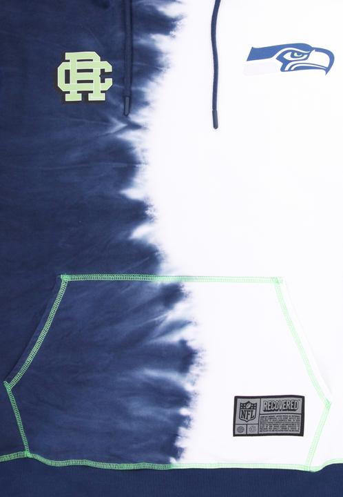 Immagine prodotto Recovered Felpa con cappuccio in pile Re:covered - INK DYE Seattle Seahawks (XL)