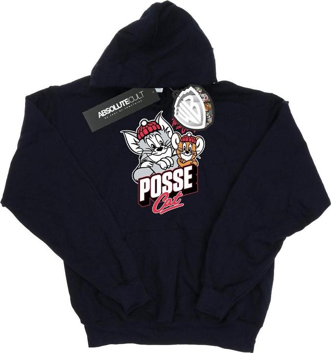 Actual product image Tom & Jerry Mens Posse Cat Hoodie (XXL)